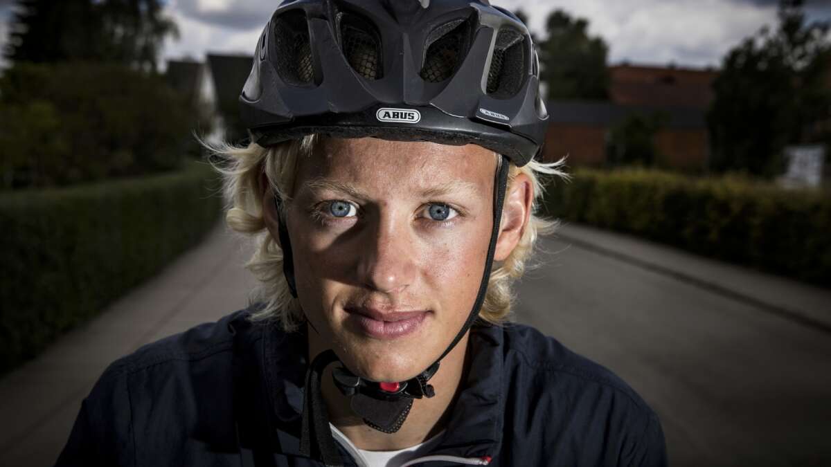 Cykelhjelm afgørende Christian: var så heldig... | Midtjyllands Avis