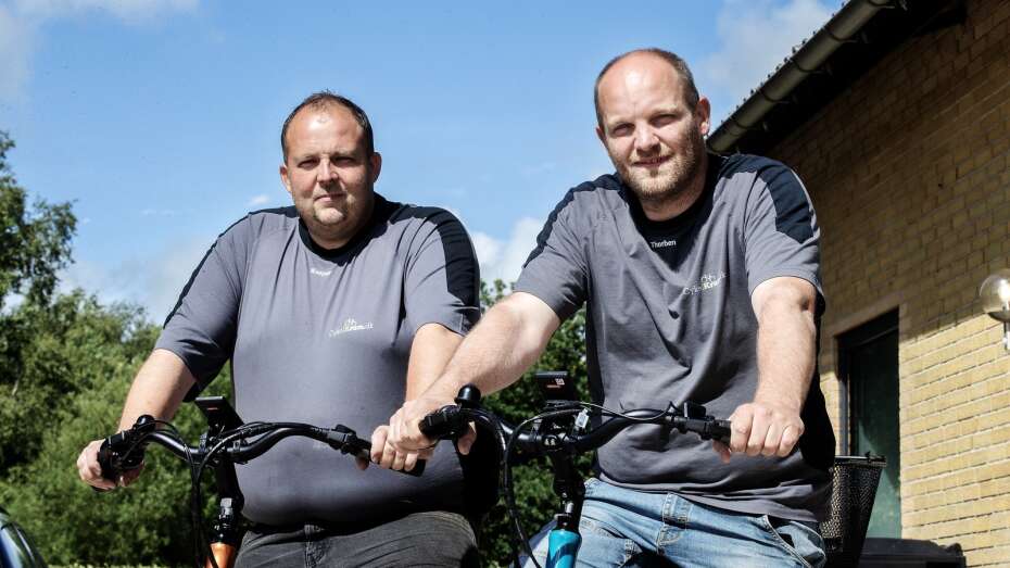 Det begyndte med en Nu to cykelhandlere til Skagen på hver mormorcykel | Herning Folkeblad